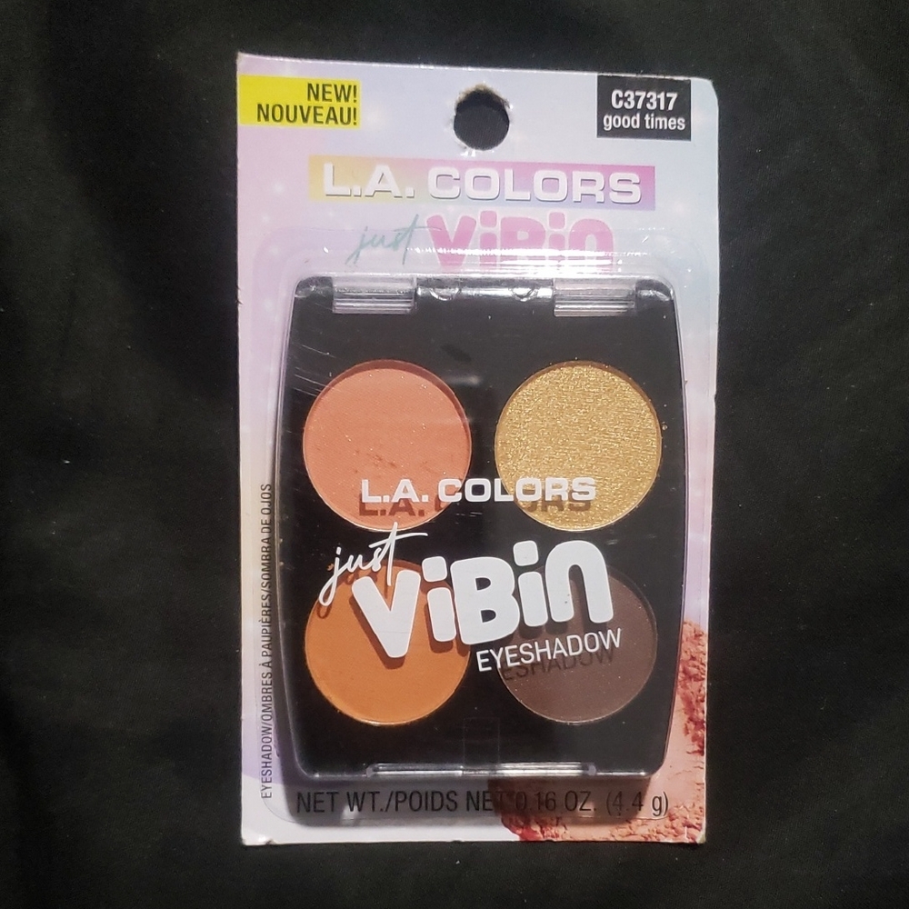 L.A. Colors Just Vibin Eyeshadow C37317 Good Times .16oz New